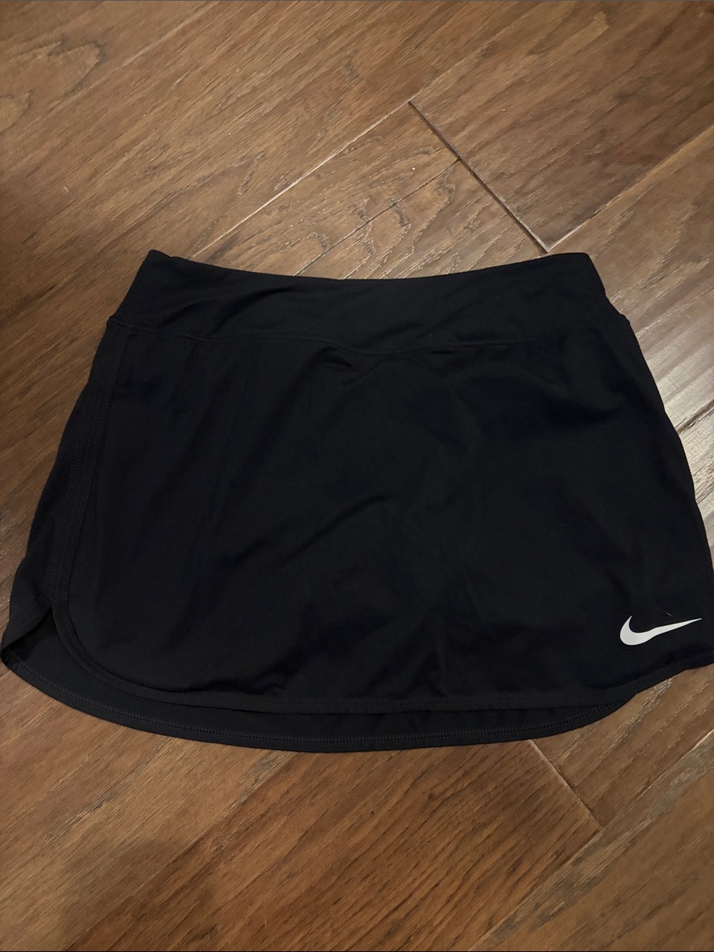 Nike Black Women’s Athletic Skort with White Swoosh